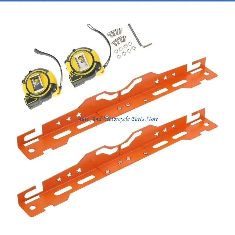 P9FD Aluminum Toe Alignment Plates Wheel Alignment Tool Precise Calibration Tool for Various Vehicles & Quick Access Storage